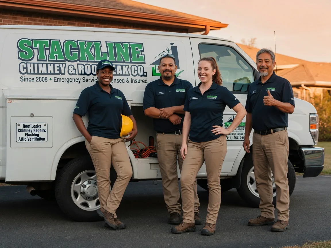 Chimney flashing repair company in Brooks, MN